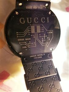 fake vs real gucci digital watch|how to authenticate gucci watch.